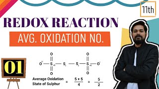 Redox Reactions Mole Concept2 । Class 11 L1  Average Oxidation Number Calculation [upl. by Ardis]