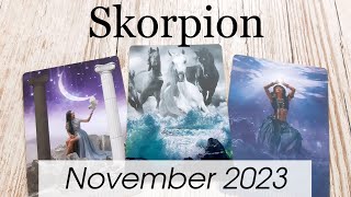 SKORPION  November 2023 🍁 Alles entwickelt sich zum Besten Regeneration amp Heilung  Tarot [upl. by Duggan]