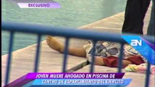 Joven muere ahogado en piscina [upl. by Nnanaej]