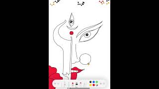 How to draw ma kali easily  step by step ma kali drawing tutorial  ma kali drawing [upl. by Oel]