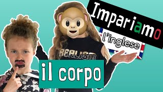 14  Inglese facile per bambini  Il corpo [upl. by Janyte]