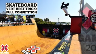 Pacifico Skateboard Vert Best Trick FULL COMPETITION  X Games 2021 [upl. by Crosse]