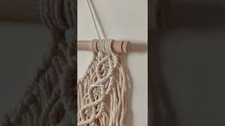 Wall hanging macrame homemade بيتكحياتك شتاء [upl. by Aokek189]