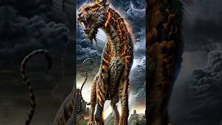 Hybrid Animal Fusions Tall Angry Tiger animalhybrids tiger [upl. by Irv372]