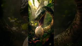 Snake Eating The Egg viralvideo animation trending ytshorts trendingshorts foryou [upl. by Teferi679]