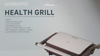 AMBIANO Health Grill aldi ambiano Unboxing [upl. by Farra]