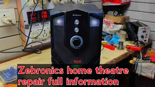 zebronics home theater 41repair  zebronics home theatre repair [upl. by Benilda]