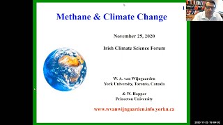 Methane and Climate Change  Professor William van Wijngaarden [upl. by Ycniuq]