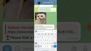 how to download instagram reels video in telegram  instagram video download telegram [upl. by Trueblood]