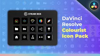 Elgato Stream Deck ‘Colourist Icon Pack’ for Resolve [upl. by Minda]