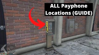 ALL 31 Payphone Locations Guide  GTA Online quotThe Contractquot DLC [upl. by Riccardo]