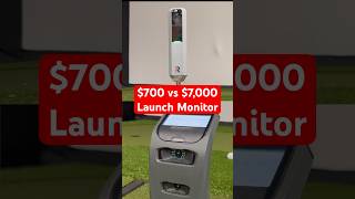 700 vs 7000 Launch Monitor 😮 shorts golf [upl. by Hahnert]