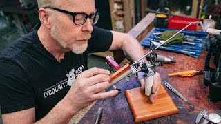 Adam Savage Upgrades His Knife Sharpener [upl. by Olimac]