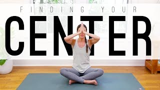 Finding Your Center  Yoga With Adriene [upl. by Anade]