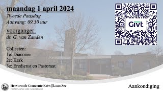 01042024 0930u dr G van Zanden [upl. by Ambur]