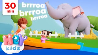 Come parlano gli animali 🐘 Versi degli animali  Canzoni Educative per Bambini  HeyKids Italiano [upl. by Anairt]