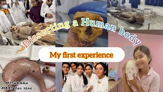 DISSECTION HALL EXPERIENCE🩸 MBBS LIFE😱 neet2025 neet mbbs medico mbbslife neetpreparation pw [upl. by Linn898]