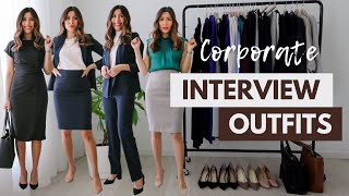 What to Wear to an Interview in 2022  Outfit Ideas for Corporate Office [upl. by Rizzi937]