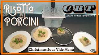 Ricette di Natale🎄Sottovuoto con AI  Risotto ai Funghi Porcini SOTTOVUOTO [upl. by Tnek]