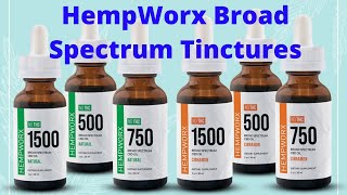 HempWorx Broad Spectrum Tinctures  FULL SPECTRUM CBD OIL  My Daily Choice Hempworx [upl. by Jamie]