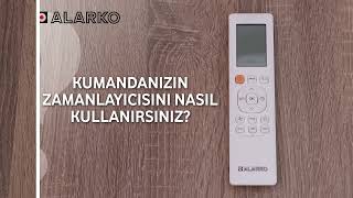 Klima Kumandasından Zamanlayıcı Nasıl Ayarlanır  Alarko Flair Klima [upl. by Herold268]