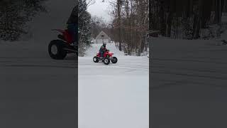 first major snow cam on his 400EX [upl. by Barcot391]