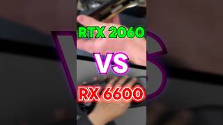 RTX 2060 vs RX 6600 ¿cuál es mejor pcgamer nvidia amd gpu nvidia [upl. by Elleraj]