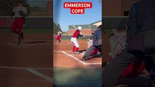 Emmerson Cope strikeout Nebraska Husker Softball Red White Scrimmage 101624 huskers nebraska [upl. by Barn]