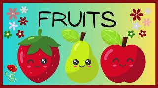 Fruits Name  Learn Fruits Name in English  Name of Fruits Basic English Learning [upl. by Oidacra]