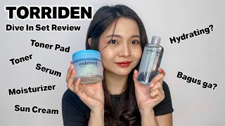 REVIEW TORRIDEN DIVE IN SET  Hydrating Skincare  Combination Skin [upl. by Phares]