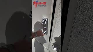 Installation of the Keypad with Push bar  Commercial locksmith services  Prime Locksmith Las Vegas [upl. by Harman991]