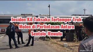 KA Taksaka Tertemper Truk Molen di Bantul [upl. by Arria54]