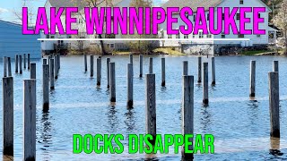 Lake Winnipesaukee Floods  Docks Disappear [upl. by Paulson]