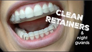 How To Clean Retainers and Night Guards [upl. by Caprice]