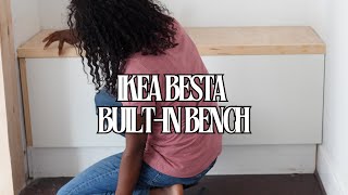 Ikea Besta Builtin Bench [upl. by Pax700]