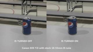 Image Stabilizer lens test Canon EOS T2i550D [upl. by Ogawa125]