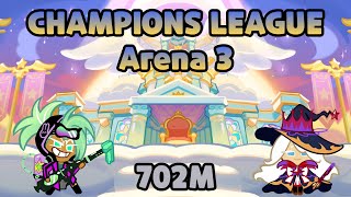 Champions League Cheesecake Cookie Season 1  Arena 3 702M  Cookie Run OvenBreak [upl. by Eliath]