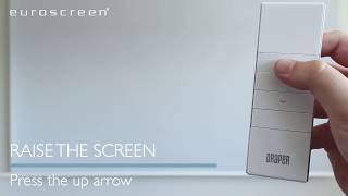 Euroscreen  RaiseLower the screen [upl. by Nuoras]