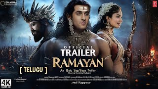 Ramayan Official Trailer  Ranbir Kapoor Yash Sai Pallavi  Nithish Thivari  Sai Movie City [upl. by Cyril]