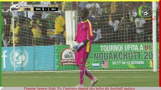 Bourama Koné meilleur gardien du Tournoi UFOA A U17 Nouakchott 2022 [upl. by Nallaf]