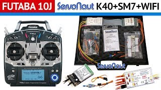 HZM  Truckmodelismo Futaba 10J e Servonaut K40 Wireless Novo [upl. by Yvaht140]