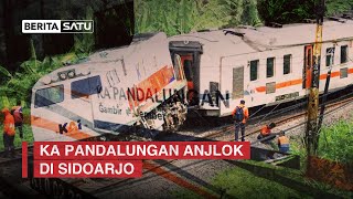 KA Pandalungan Anjlok di Sidoarjo [upl. by Lustig441]