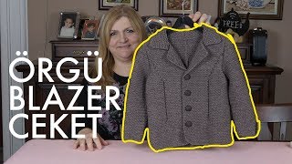 Erkek Çocuklar İçin Beklenen Blazer Ceket  Örgü Modelleri [upl. by Deyas]