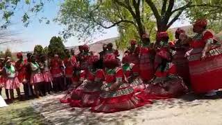 MOKHIBO DANCE BY MAKHOLOKOE WOMEN FOLKS [upl. by Aruat]