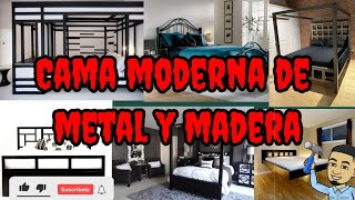 50 cama de hierro y madera🛏️🥰 Ideas de cama moderna 🚀 [upl. by Mcdowell204]