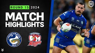 NRL 2024  Eels v Roosters  Match Highlights [upl. by Auhso]