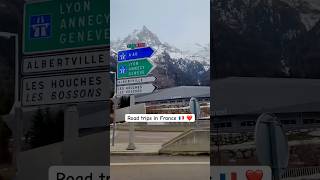 A drive around Chamonix France 🇫🇷  Skiing Town  traveldiary france chamonix [upl. by Arymas]