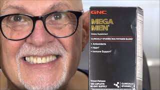 Im Trying GNC Mega Men Multivitamin as My Daily Vitamin [upl. by Kendre]