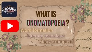 What is ONOMATOPOEIA Learn about This Interesting Concept [upl. by Nnaeoj]