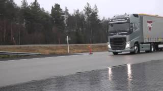 Volvo Trucks  Emergency braking at its best [upl. by Dougie497]